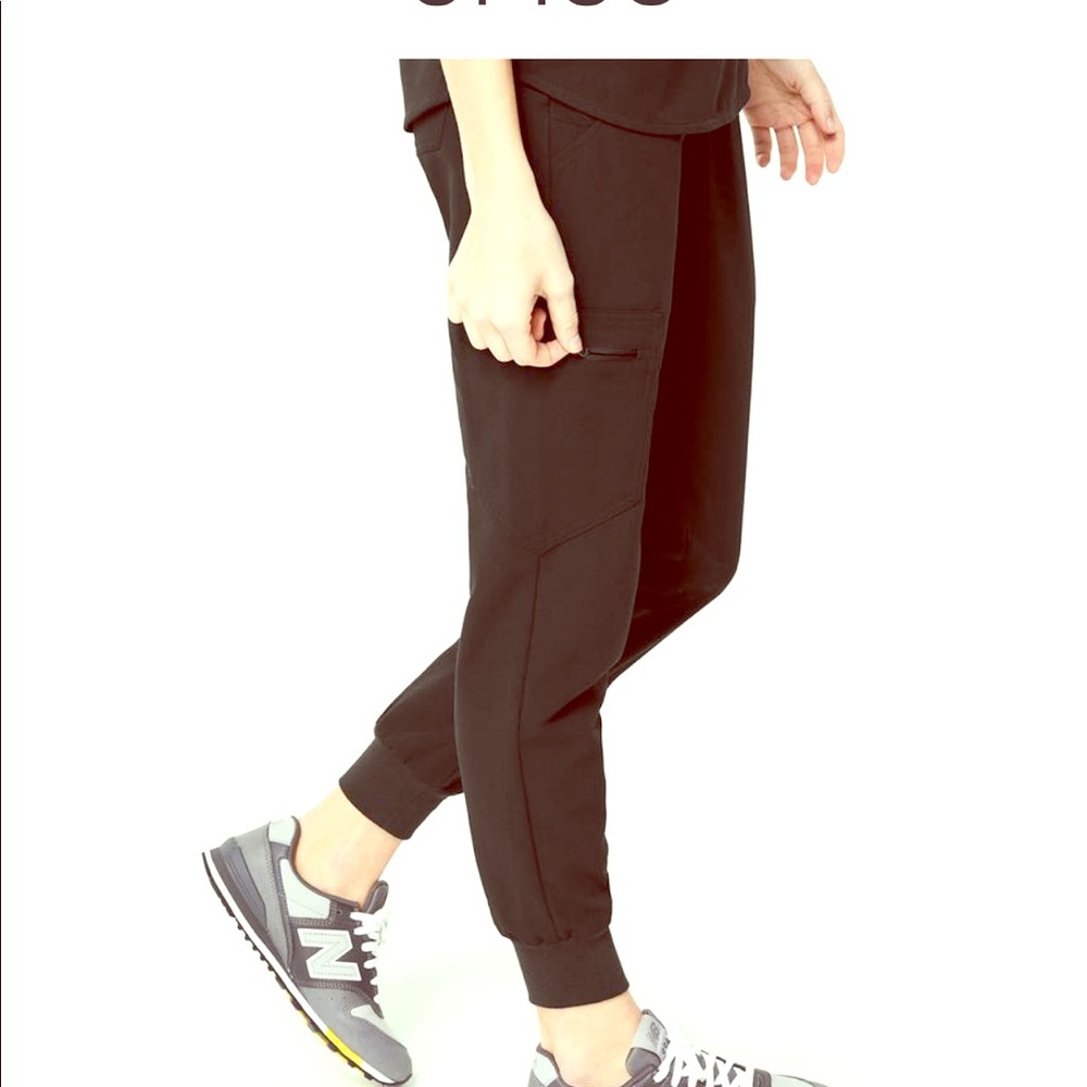 FIGS Yola skinny scrub pant - Black/ M